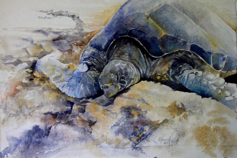 Edit Artwork | Wallhanging by Kitty Harvill | Artists for Conservation
